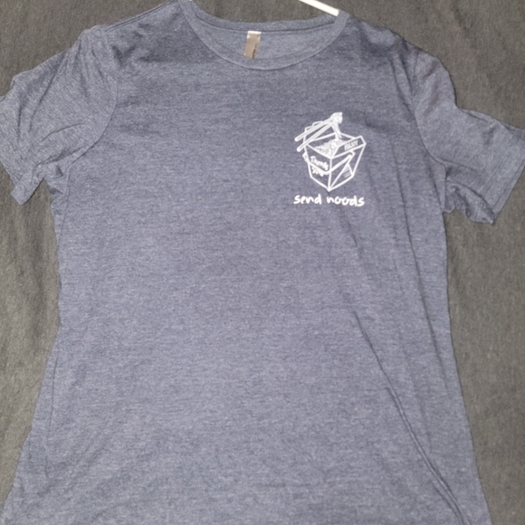 Send Noods Graphic T-Shirt - Medium - Navy Blue - Picture 1 of 2